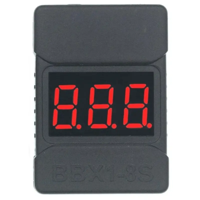 1-8S Lipo Voltage Checker W/ Low Voltage Safety Alarm Buzzer Speaker 1
