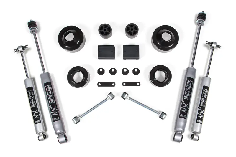 2 Inch Lift Kit | Coil Spacer | Jeep Wrangler Jk (07-11) 2-Door 2