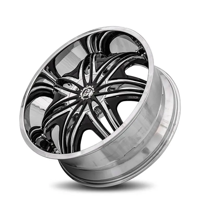 26” Diablo Morpheus Inserts And Center Cap- Black 1