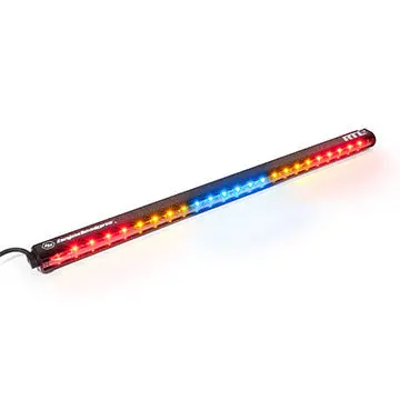 30 Inch Light Bar Solid Amber, Blue Center, Flashing Amber Rtl-B Baja Designs 1