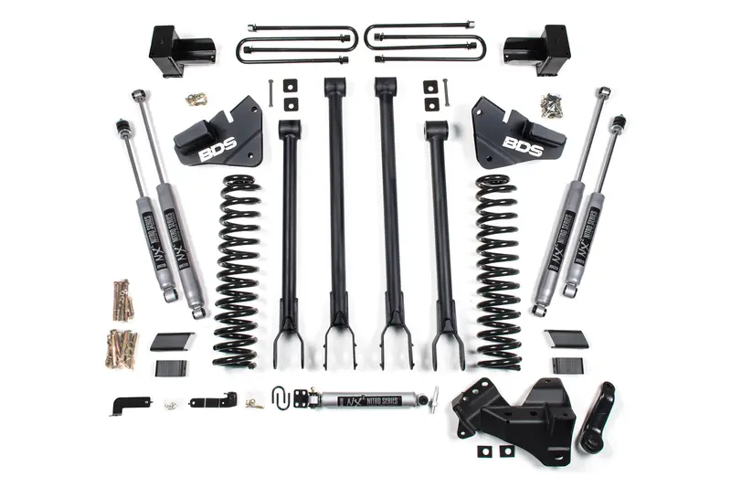 4 Inch Lift Kit W/ 4-Link | Ford F350 Super Duty Drw (17-19) 4Wd | Gas 2