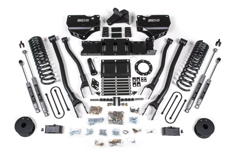 4 Inch Lift Kit W/ 4-Link | Ram 3500 W/ Rear Air Ride (19-23) 4Wd | Diesel 2