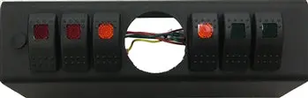 6 Switch With 2-1/16 Inch Diameter Empty Gauge Hole For 09-18 Jeep Wrangler Jk 1