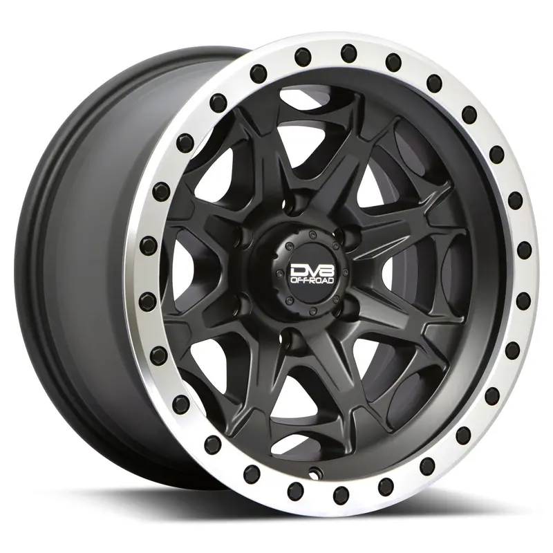886 Simulated Beadlock Matte Black 17X9 6X139.7 -12Mm 1
