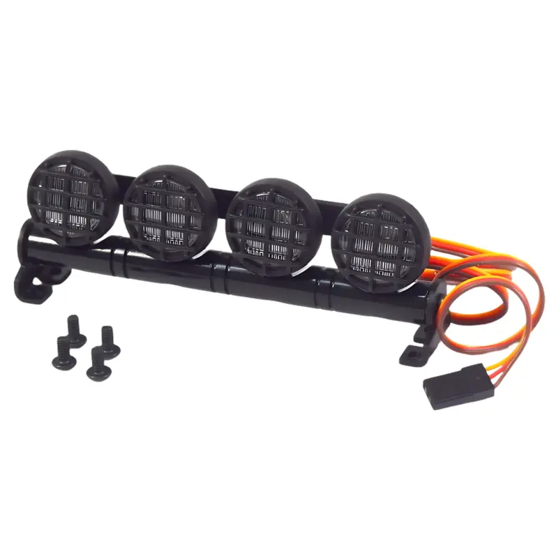 Absima Multifunction Led Light Bar Round Spotlights For Rc Crawler 2320037 1
