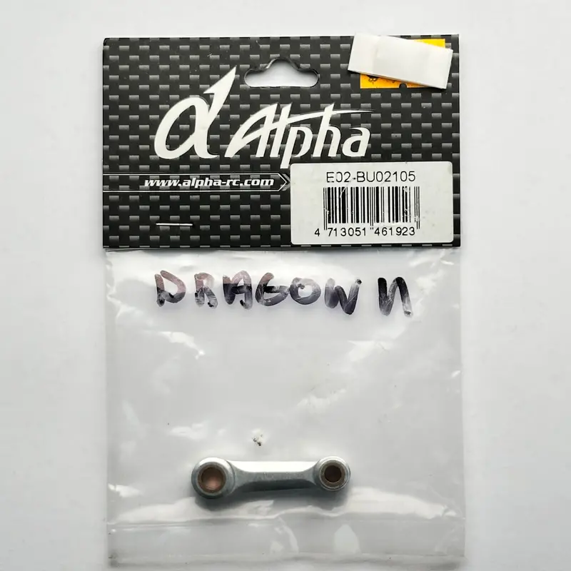 Alpha E02-Bu02105 Connecting Rod Dragon Ii Nitro Part [Scratch & Dent] 1