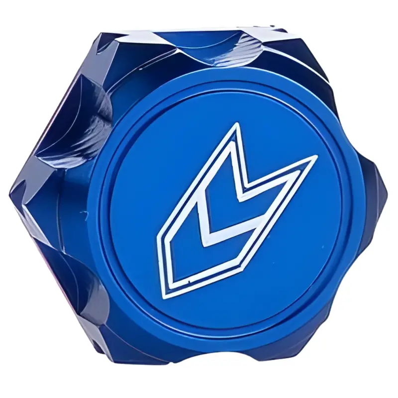 Alum Closed Wheel Nut M12x1.0 Blue Lt226b 1