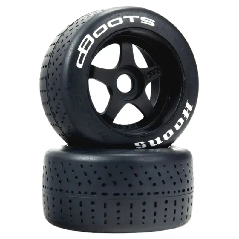 Arrma Dboots Hoons 53/107 2.9 Silver Belted Wheels & Tyres 5-Spoke Ar550084 1