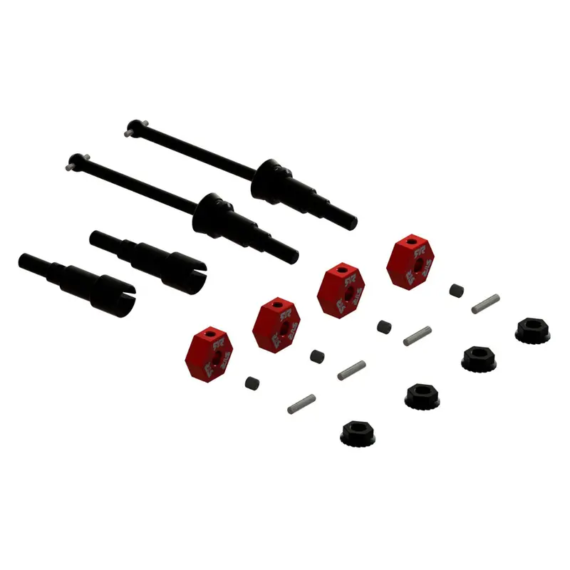 Arrma Metal Axle Wheel Hex Set B Grom Suits 1/16 Mojave 4X4 Ara311231 1