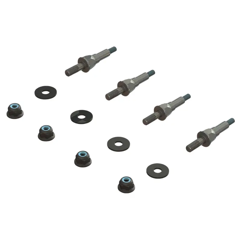 Arrma V2 Shock Standoff 4Pcs Kraton 6S Exb Heavy-Duty Upgrade Ara330816 1