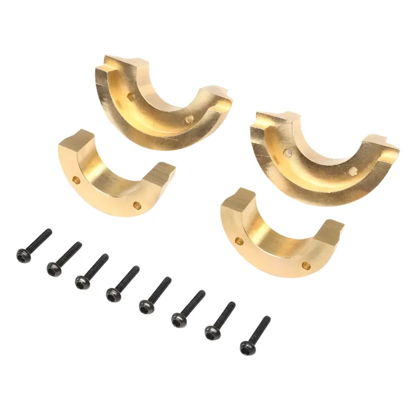 Axial Brass 5.2G/9.2G Knuckle Weights 4Pcs For 1/24 Rc Scx24 Ax24 Axi302004 1