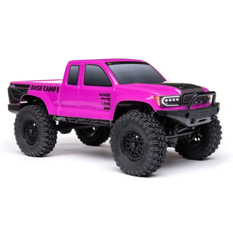 Axial Scx24 Base Camp 1/24 Rock Crawler Rtr Pink Axi-1219T3 1