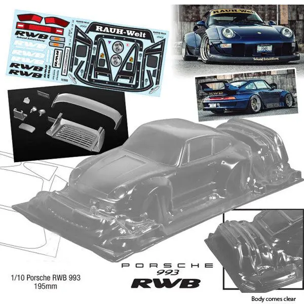 Bodyworx Body Rwb 993 1/10Th 195Mm Bwx-N150 1