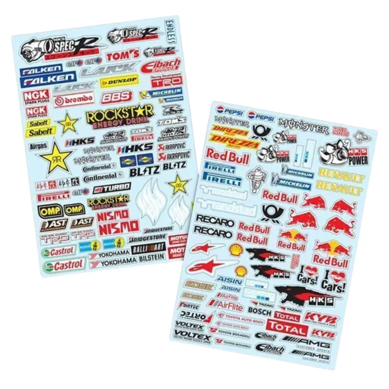 Bodyworx Stickers Jdm Tuner Assorted 1/10Th Bwx-St039 1
