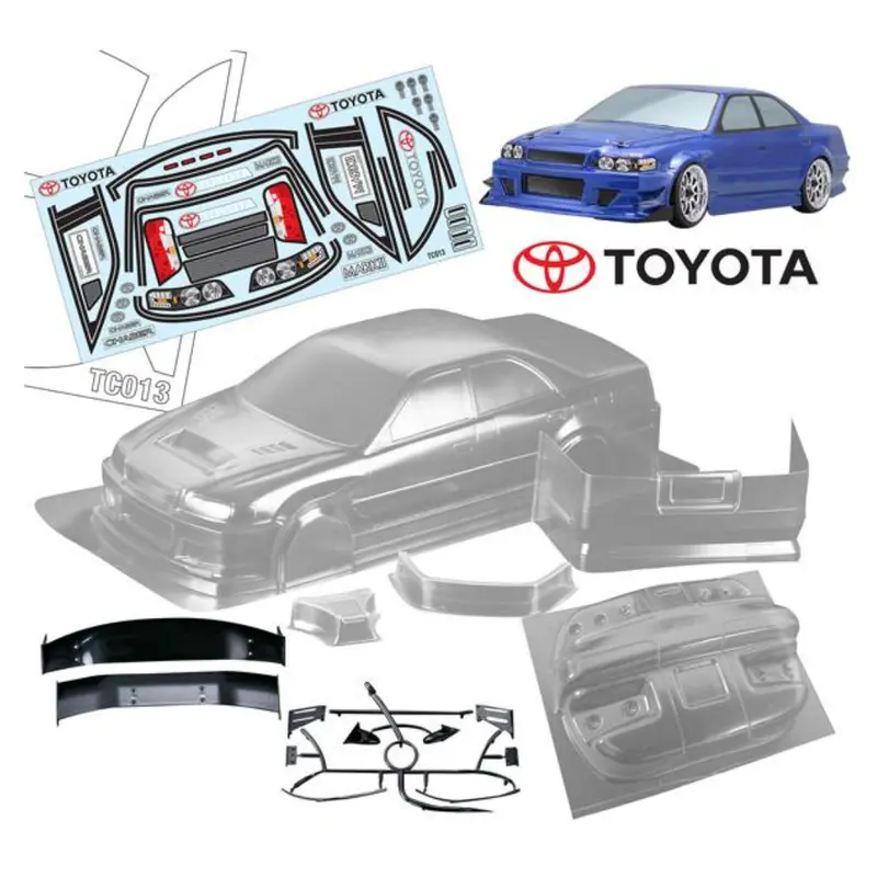 Bodyworx Toyota Mark Ii Chaser Clear 1/10 Body Shell Bwx-N121 1