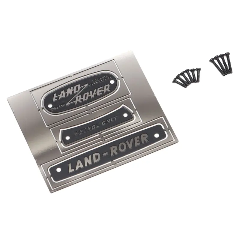 Boom Racing Brx02 109 Emblem Set Stainless Steel Black Brx02325 1
