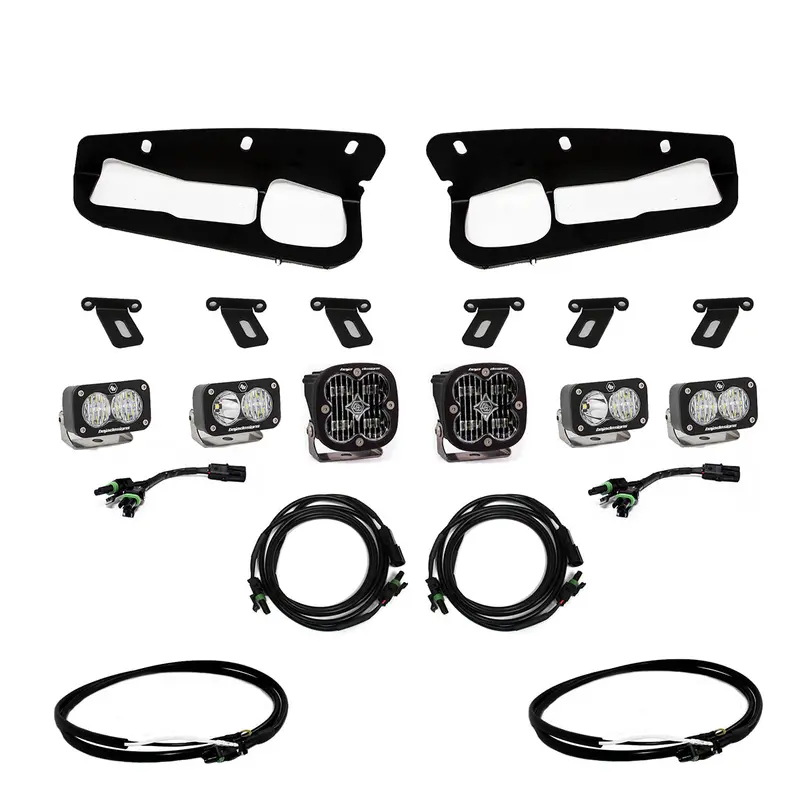 Bronco Clear Sae Fog Pocket Kit 21-Up Ford Bronco W/Upfitter Baja Designs 1