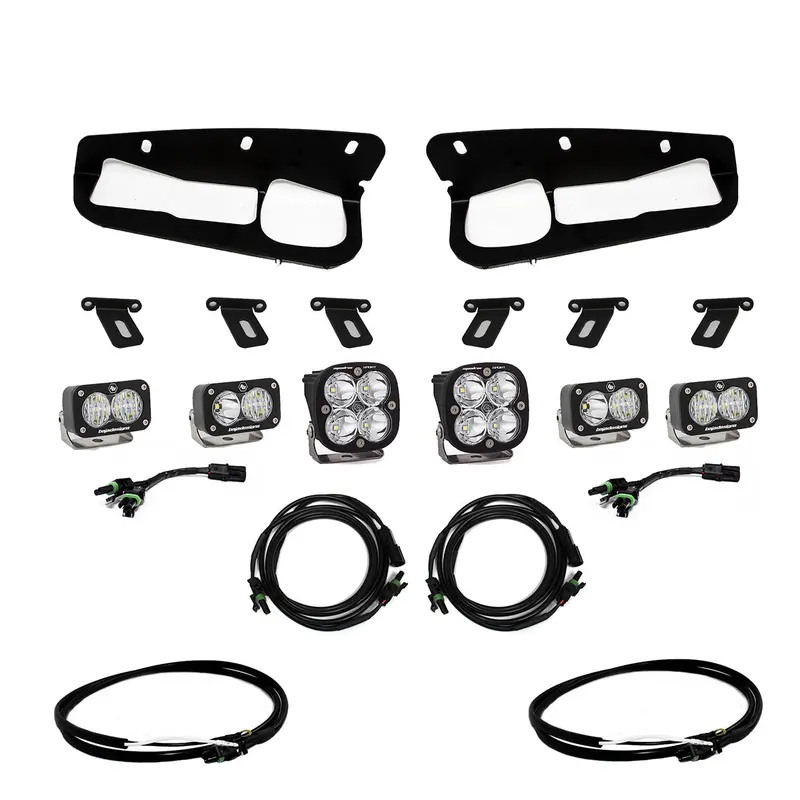 Bronco Fog Pocket Kit 21-Up Ford Bronco Sportsmen W/Upfitter Baja Designs 1