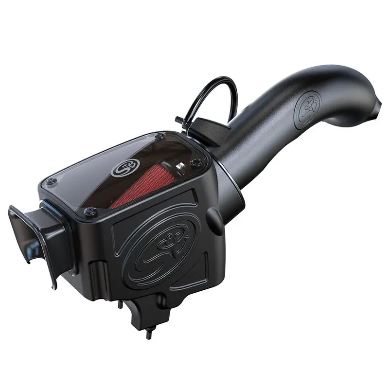 Cold Air Intake For 18-22 Jeep Wranlger Jl 2.0L Turbo Oiled Cotton Cleanable Red 1