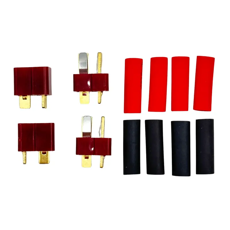 Deans Ultra T Male & Female Connector Plugs (2 Pairs) 1