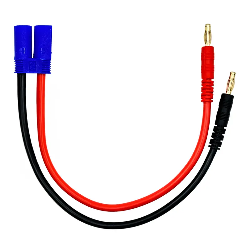 Ec5 Ic5 Charge Cable Lead W/ 4Mm Bullets 20Cm (A4) 1