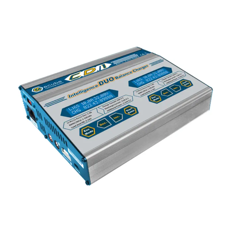 Ev-Peak Cd1xr Ac/Dc 10Amp Dual Lipo Charger Evp-Cd1-Xr 1