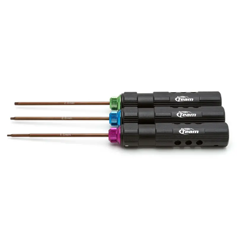 Factory Team 1.5Mm 2.0Mm 2.5Mm Hex Driver Tool Set 3Pcs 1518 1
