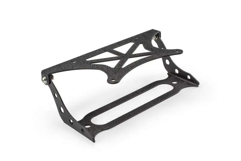 Flip Up License Plate Relocation Bracket Fairlead Mounted 1