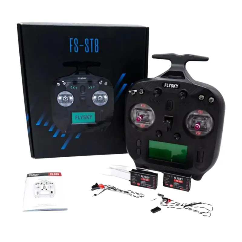 Flysky St8 2.4Ghz Transmitter W/Fs-Sr8 8Ch Receiver Fs-St8 1