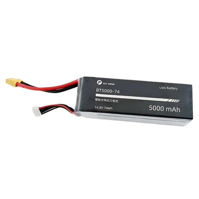 Flywing 5000Mah 4S 14.8V Lipo Battery Airwolf Bell Mh-60 Rc Helicopter Fl439 Fs112 1