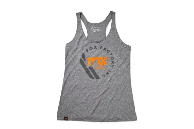 Fox Women's Racer Tank Top | Gray 1