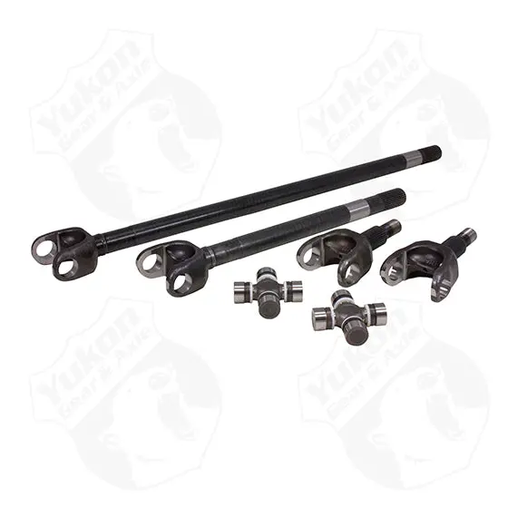 Front Axle Kit 4340 Chrome-Moly Replacement For 72-81 Dana 30 Jeep Cj With 27 Splines Spicer U-Joints - 1