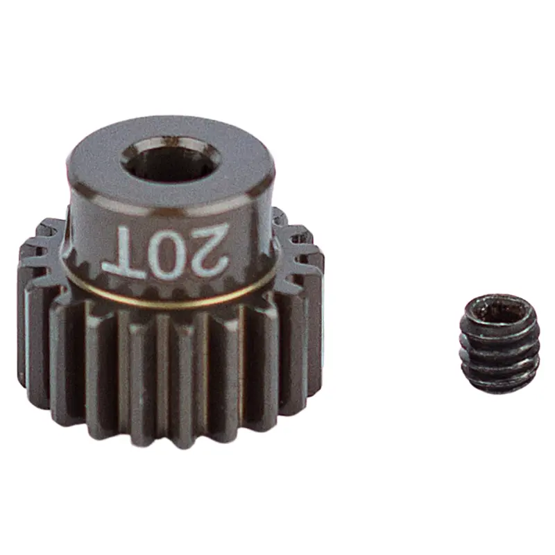 Ft Aluminium Pinion Gear 20T 48P 18 Shaft Silver 1338 1