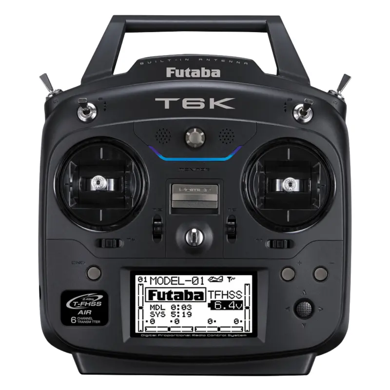 Futaba T6k 8Ch T-Fhss Mode1 Transmitter W/ R3006sb Receiver Fut6kr3006sbm1 1