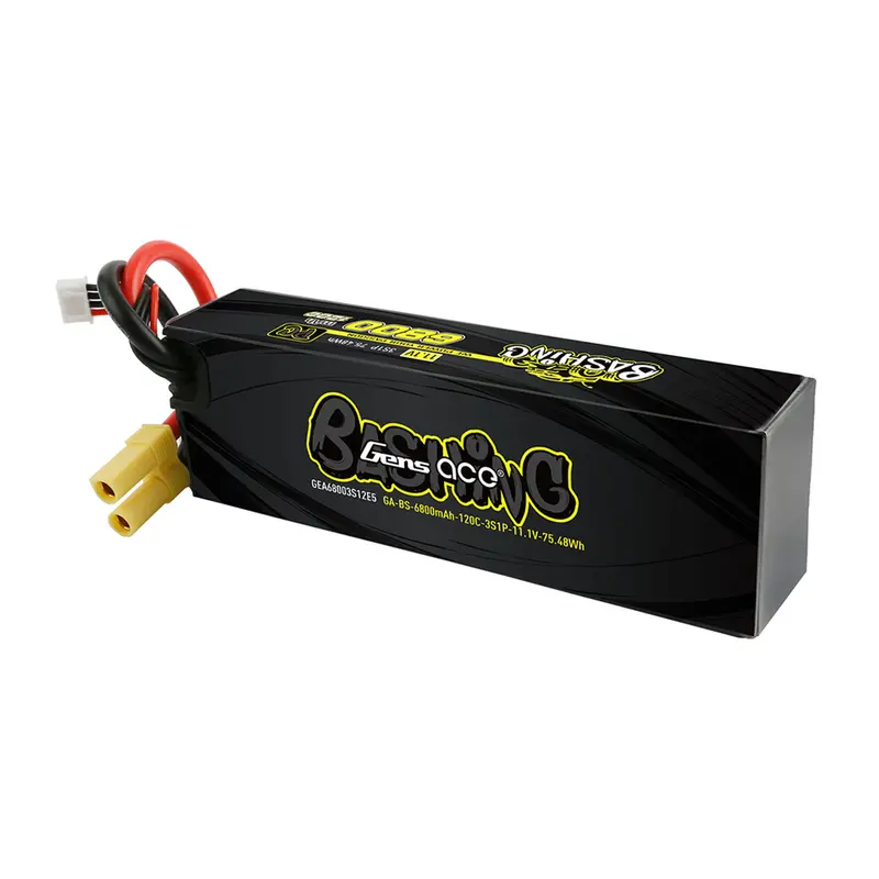 Gens Ace 11.1V 6800Mah 3S 120C Hard Case Lipo Battery W/Ec5 Gea68003s12e5 1