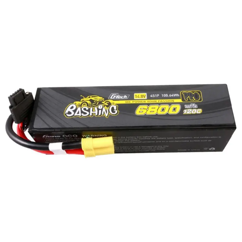 Gens Ace G-Tech 6800Mah 14.8V 120C 4S Lipo Battery Pack Ec5 Gea684s12e5gt 1