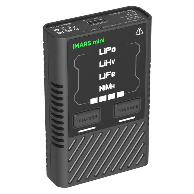 Gens Ace Imars Mini Balance Charger 2–4S Lipo Lihv Life Nimh Qc Pd Usb-C Smart G-Tech 1