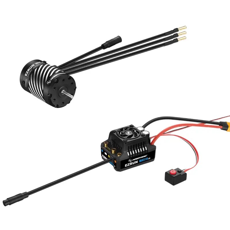 Hobbywing Ezrun Max10 G2 80A Esc & 3652 4100Kv G3 Brushless Motor 38020347 1