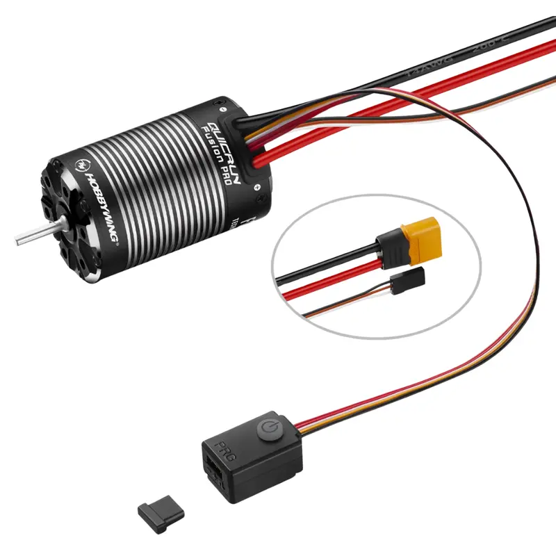 Hobbywing Fusion Pro 60A 2300Kv Rock Crawler Motor & Esc All In 1 Combo 30120402 1