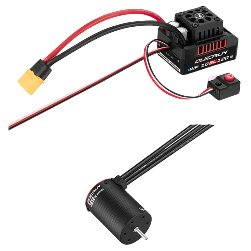 Hobbywing Quicrun Combo Esc G2 10Bl120 & 3652Sl 5400Kv G2 Motor 38030209 1