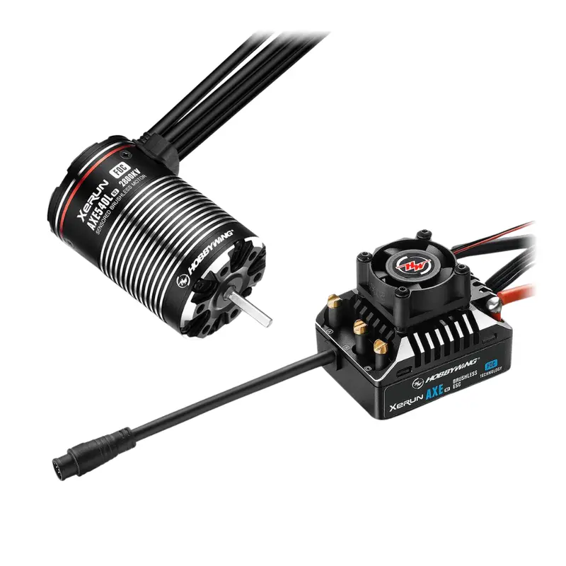 Hobbywing Xerun Axe 2800Kv 540L R2 Foc Motor & Esc Combo Rock Crawler 38020313 1