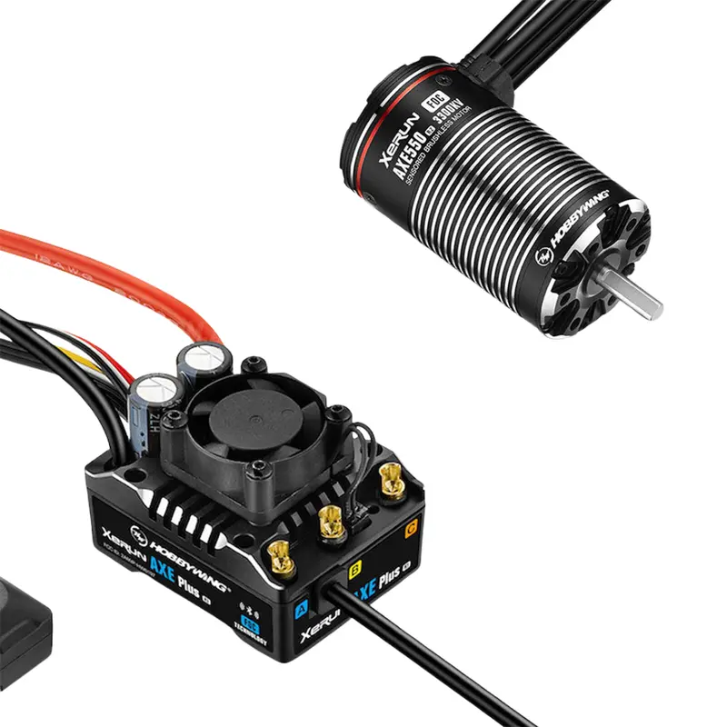 Hobbywing Xerun Axe Plus R3 Esc With Axe550l 3300Kv R2 Motor Black 30112650 1