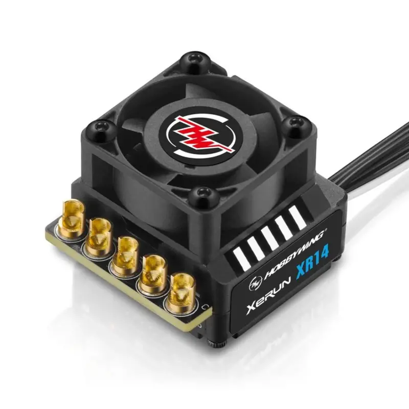 Hobbywing Xerun Xr14 Speed Control For 1/14 Scale Brushless Sensored 30112622 1