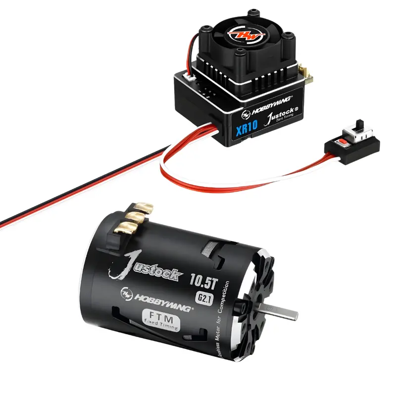 Hobbywing Xr10 Justock Combo G3 Esc & G2.1 10.5T Sensored Motor 1/10 38020319 1