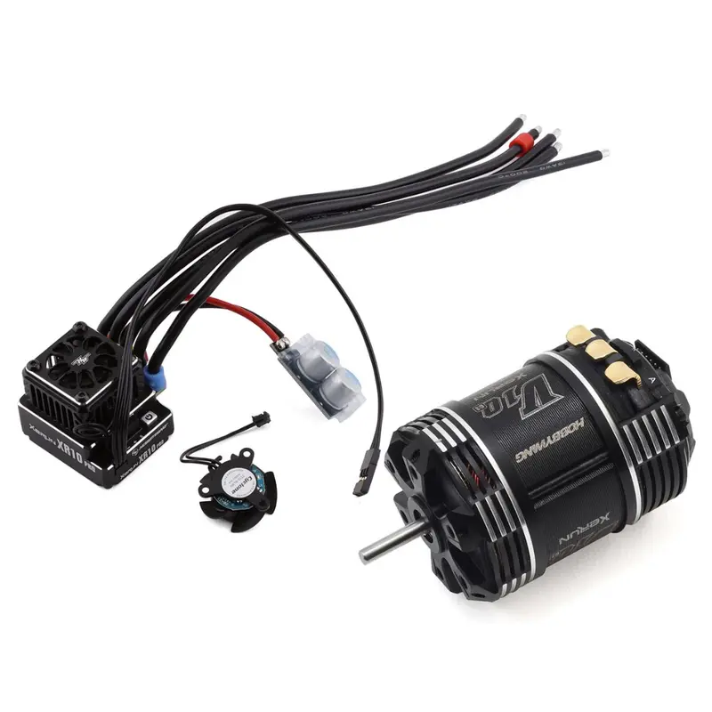 Hobbywing Xr10 Pro G2s Esc & V10 G3 6.5T Sensored Brushless Motor Combo 38020329 1
