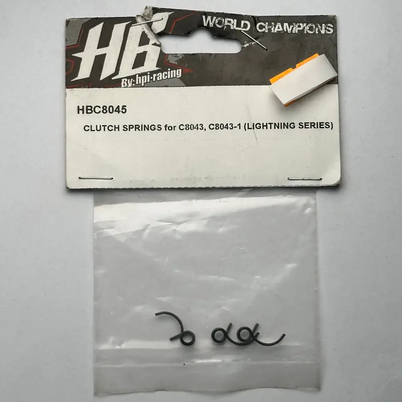 Hot Bodies Hbc8045 Clutch Springs For C8043 -1 Nitro Part [Scratch & Dent] 1