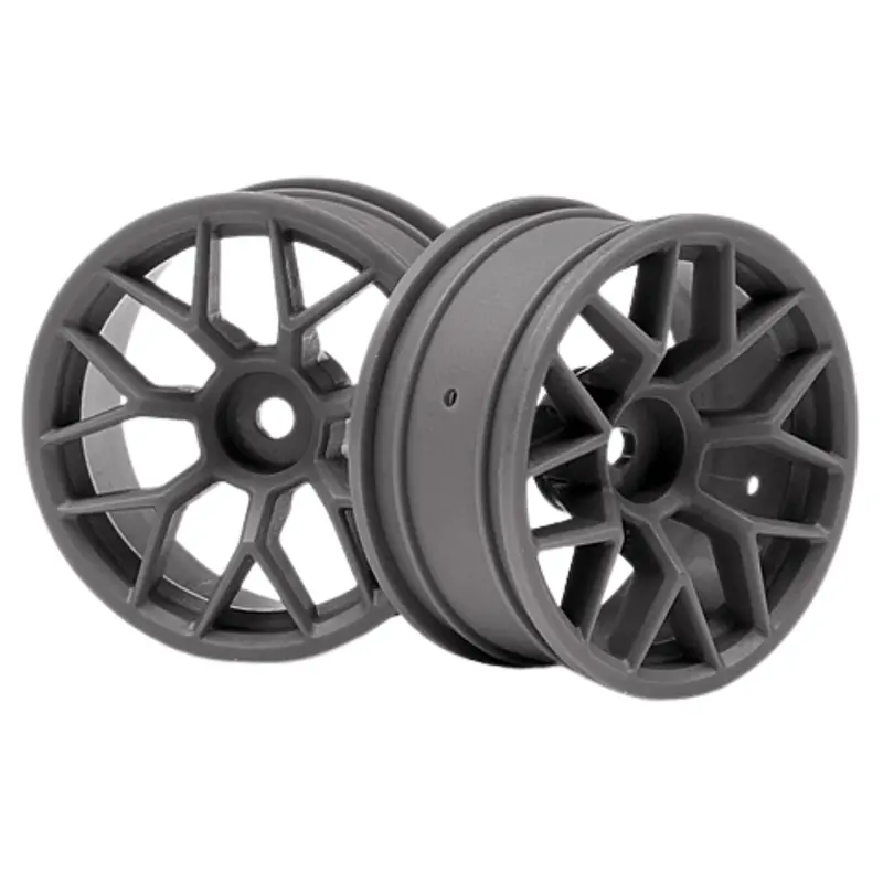 Hpi 112812 Rtr Wheel 26Mm Gunmetal 6Mm Offset 2Pcs 1