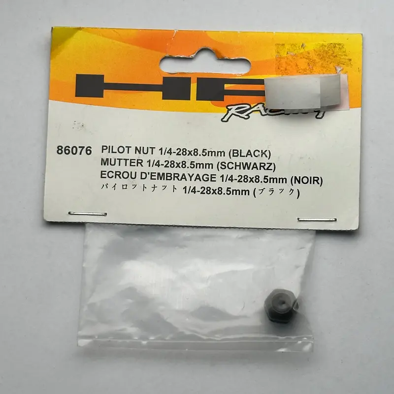 Hpi 86076 Pilot Nut 1/4 28X8.5Mm Nitro Part [Scratch & Dent] 1