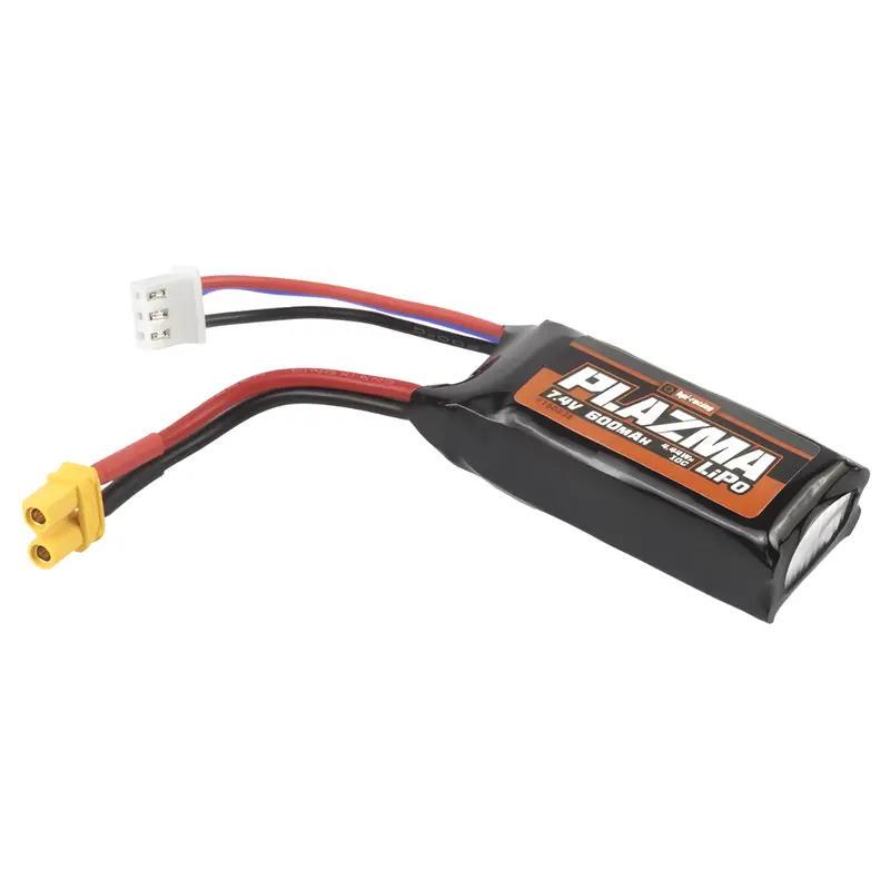 Hpi Plazma Lipo Battery 2S 7.4V 600Mah 10C Xt30 Connector 160838 1