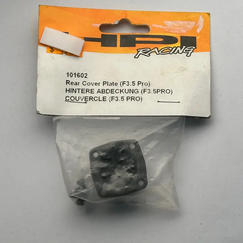 Hpi Racing 101602 Rear Cover Plate F3.5 Pro Nitro Part [Scratch & Dent] 1